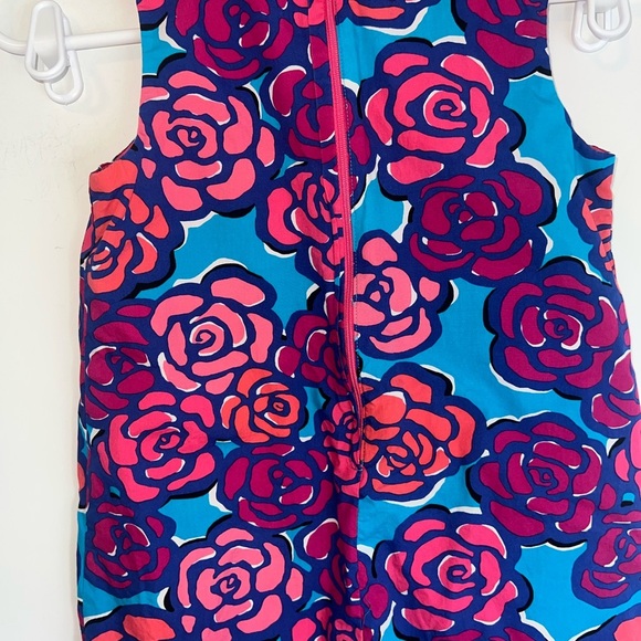 Lily Pulitzer Floral Kids Dress - Pink and Blue size 7 years - Picture 9 of 11